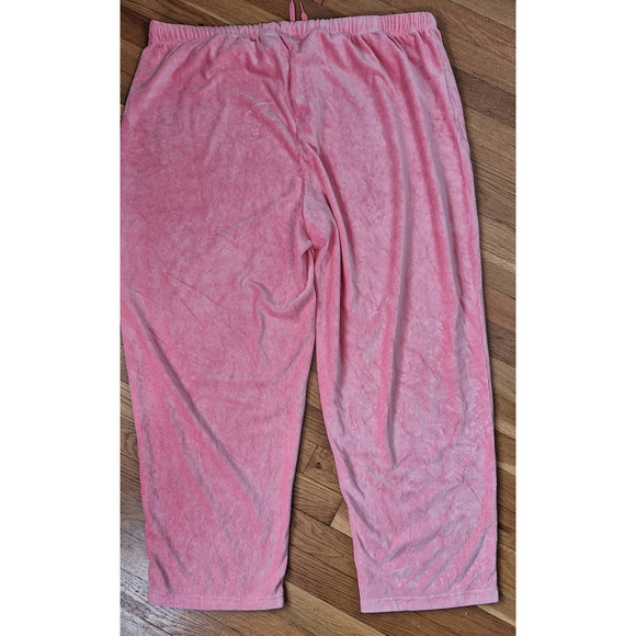 Y2K Pink Velour Track Pants, Barbiecore 3X - Picture 6 of 7